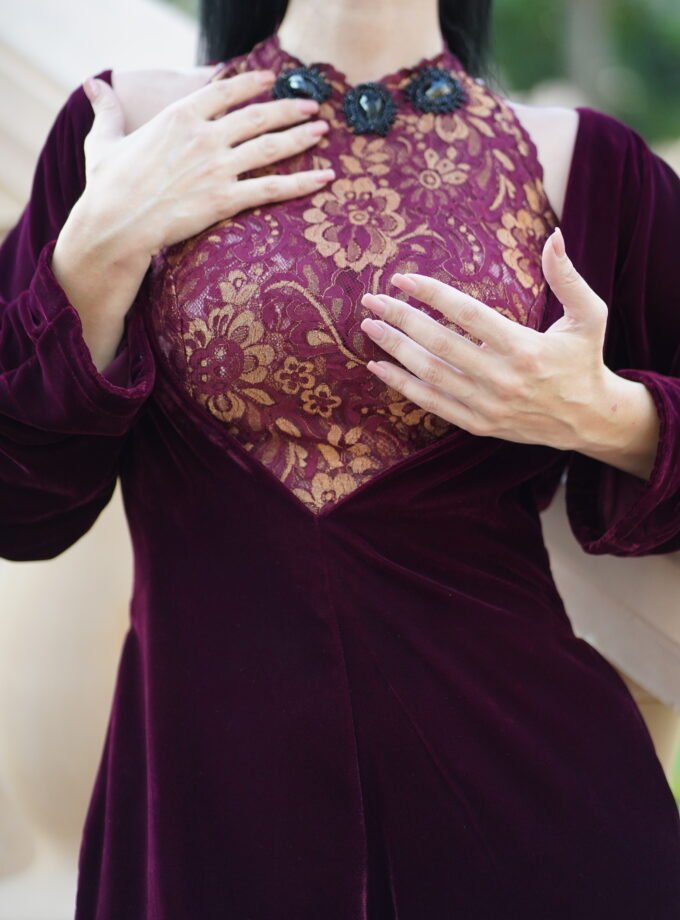 AFREECHEETAH VELVET JUMPSUIT