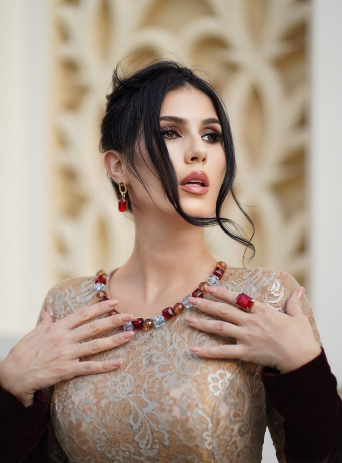 The Diamond Velvet Dress