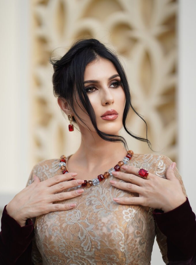 The Diamond Velvet Dress