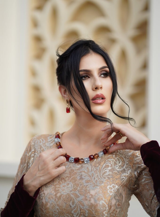 The Diamond Velvet Dress