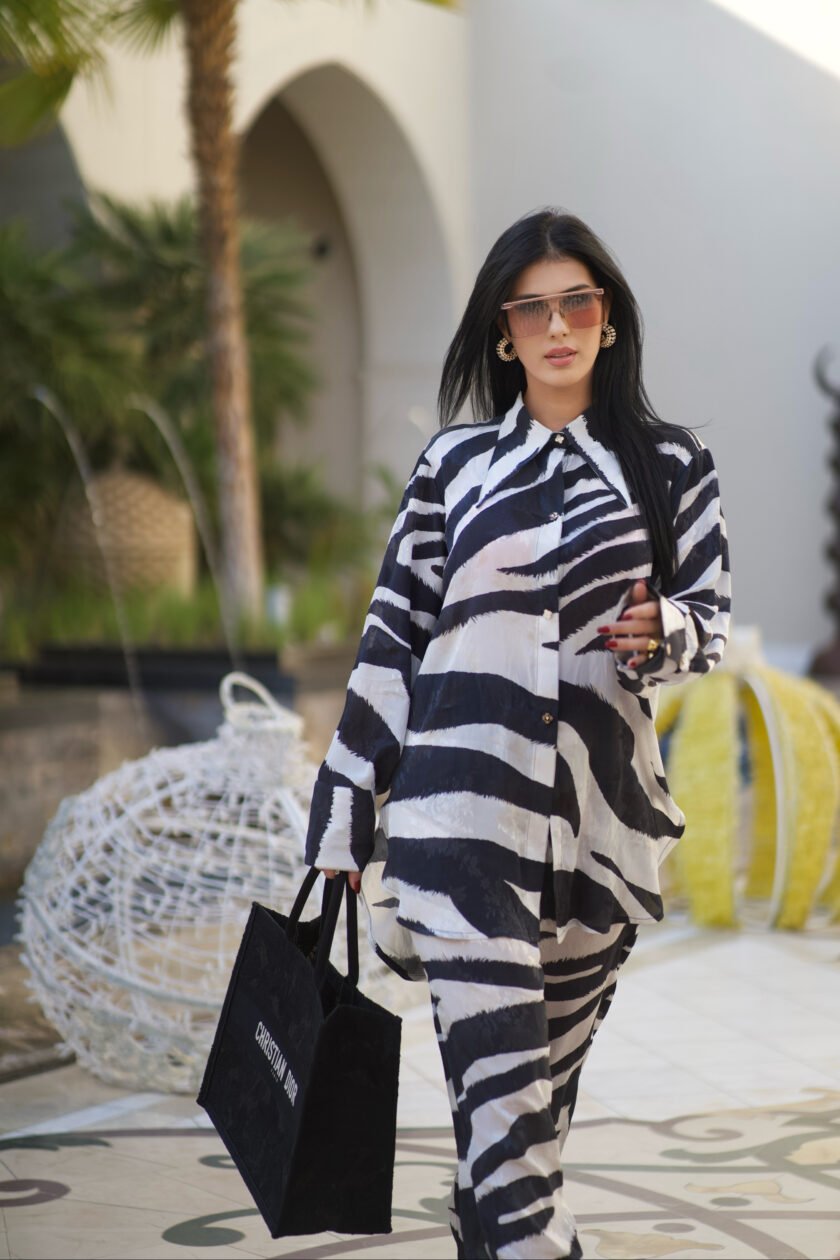 Casual Zebra Linen Set - Figura 7