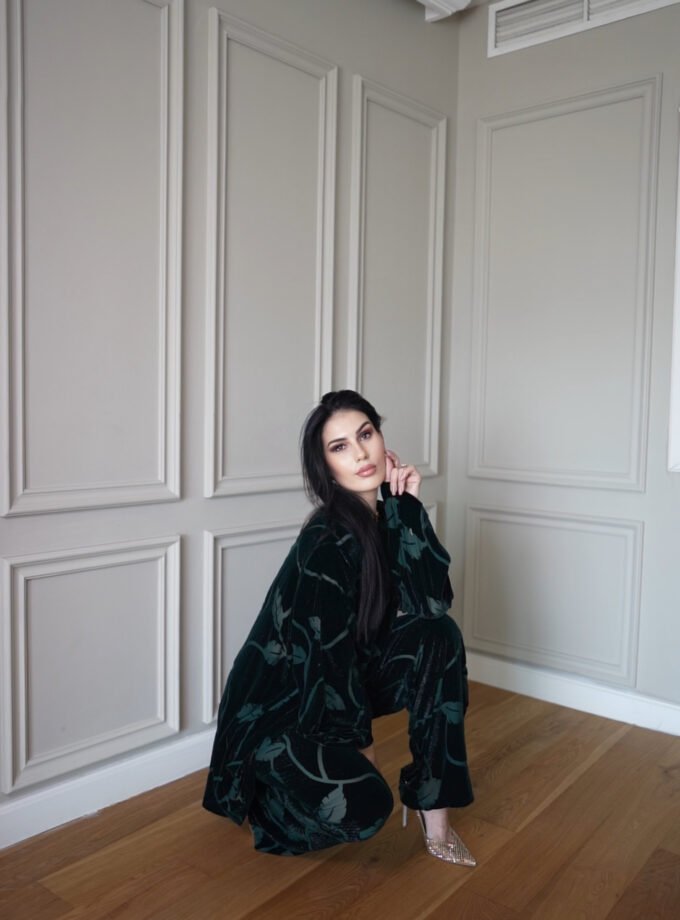 Enchanted Emerald Attire/Velvet Set