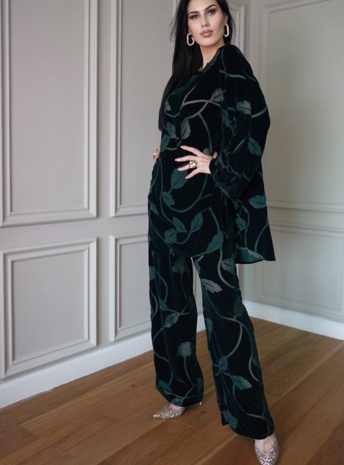 Enchanted Emerald Attire/Velvet Set