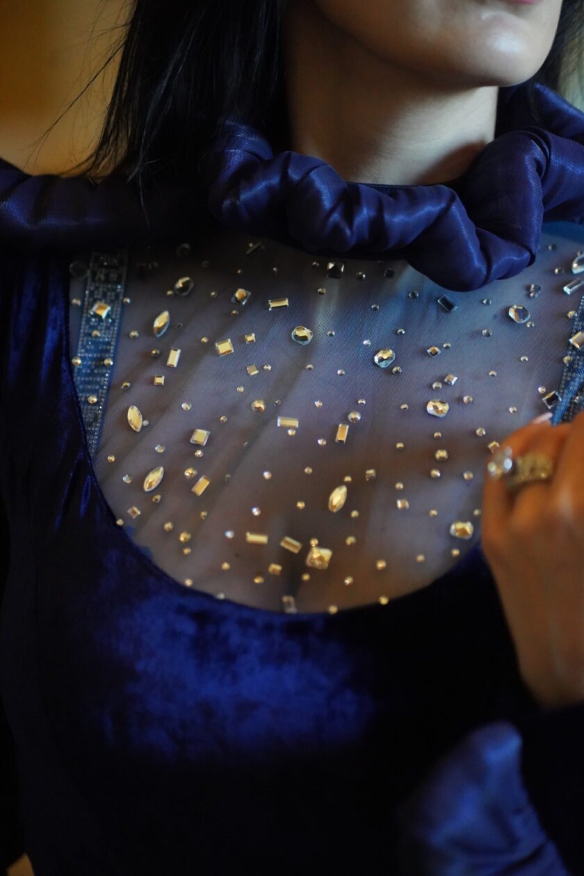 Blue Swan/ Velvet Dress - Figura 5