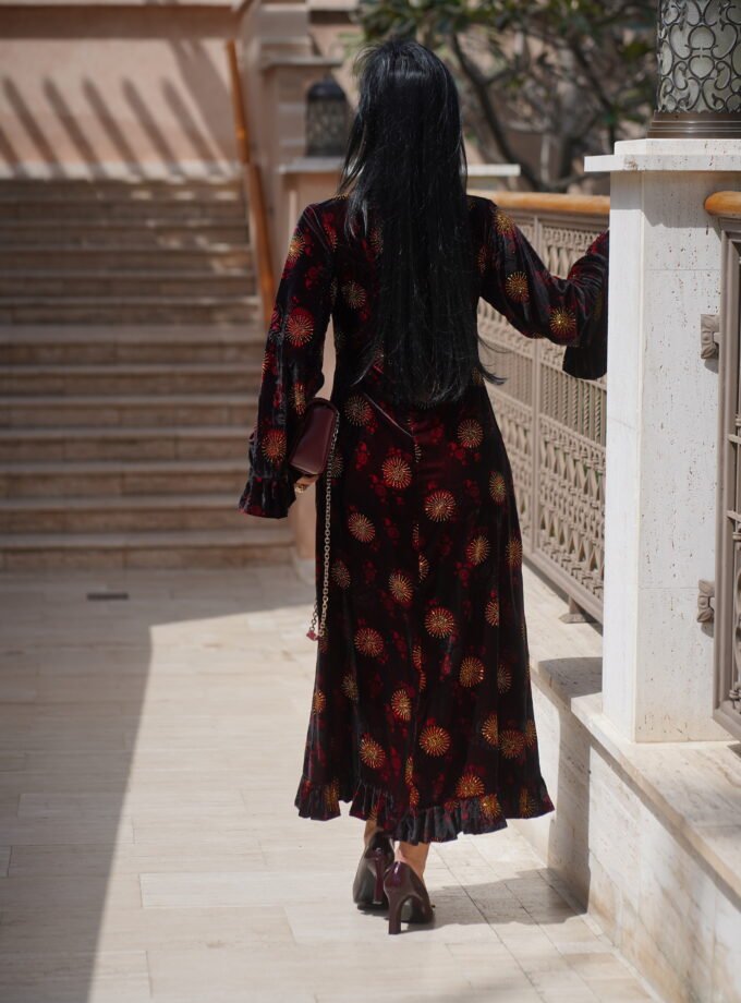 Royal Frequency /Velvet Dress