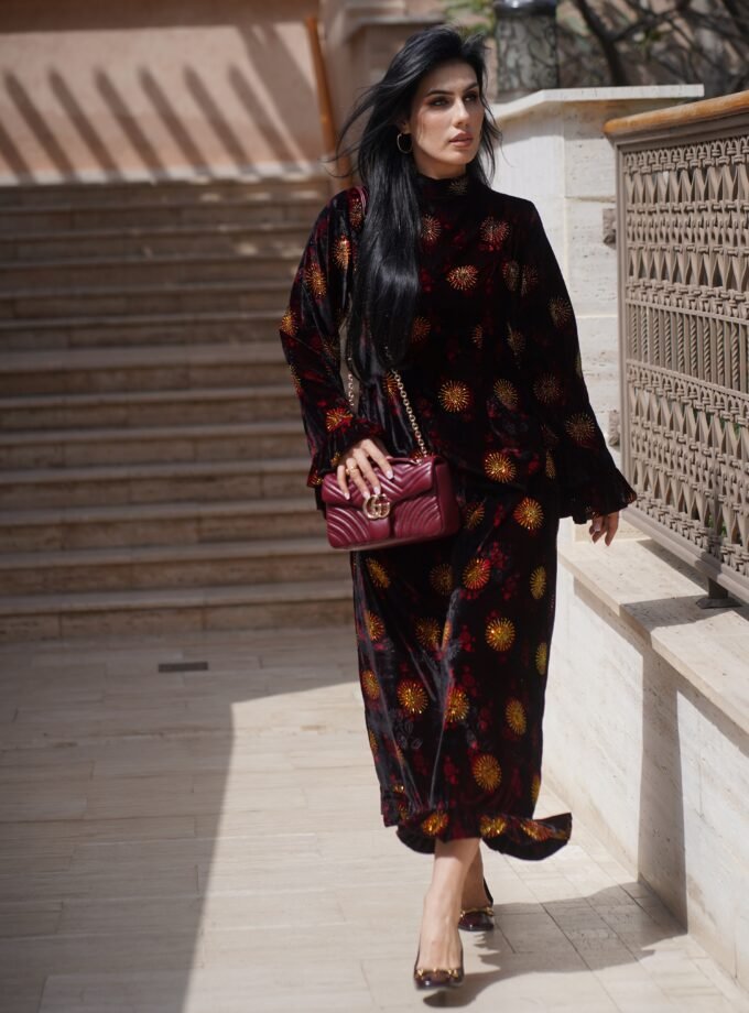 Royal Frequency /Velvet Dress