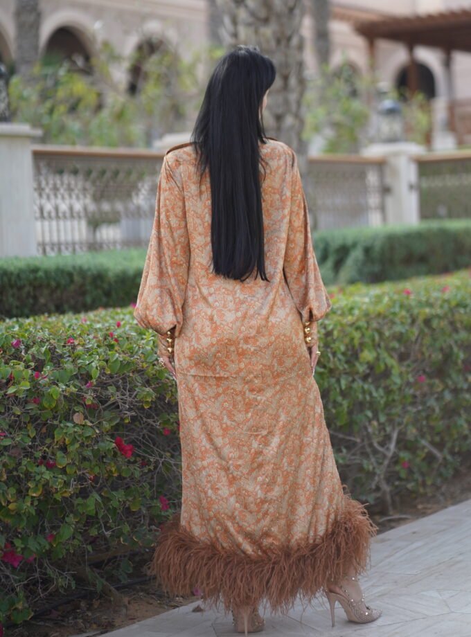 Aristocrtatic Charm Silk Dress