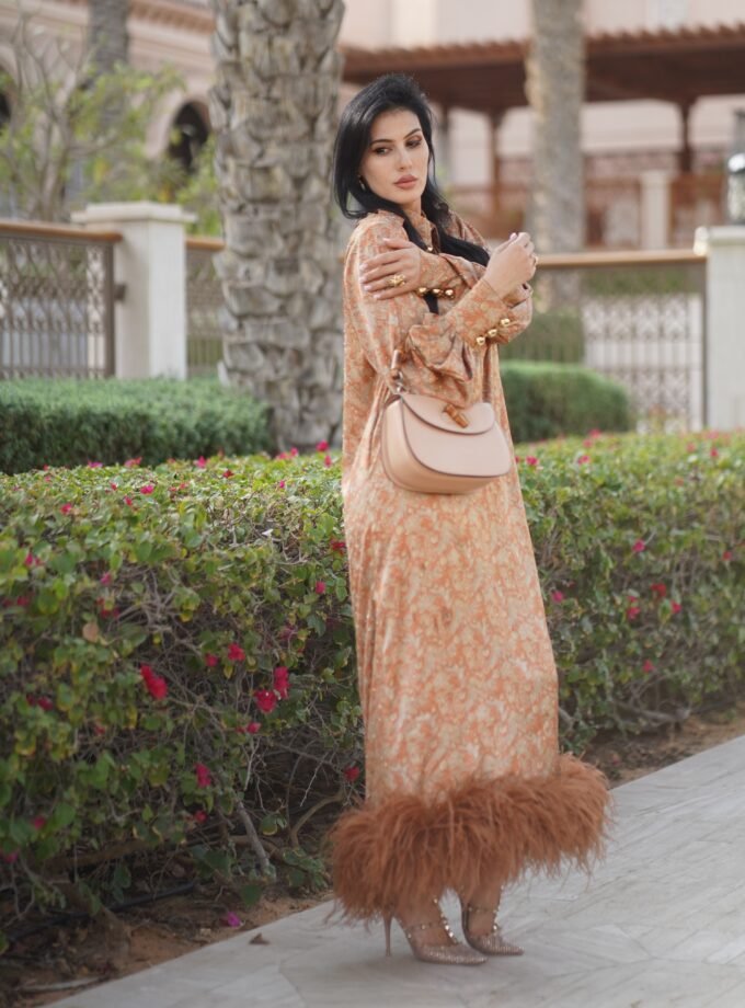 Aristocrtatic Charm Silk Dress